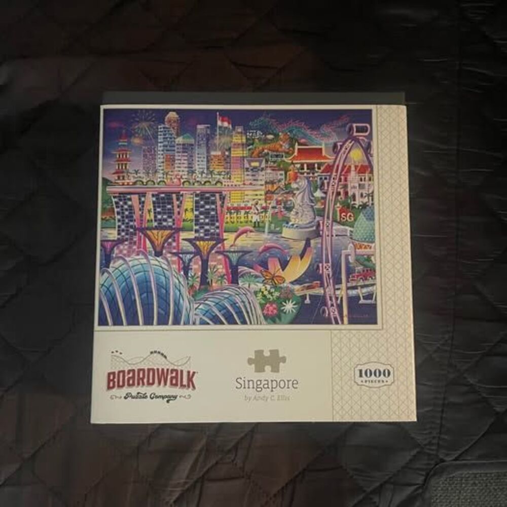 Boardwalk Puzzle Company Singapore 1000 Piece Jigsaw Puzzle